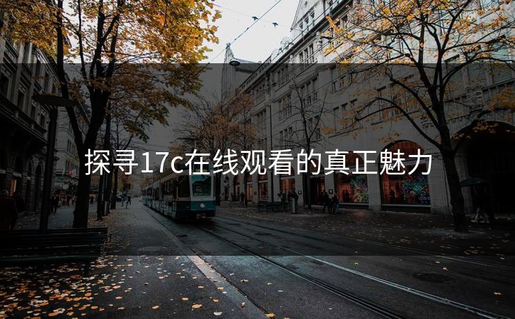 探寻17c在线观看的真正魅力
